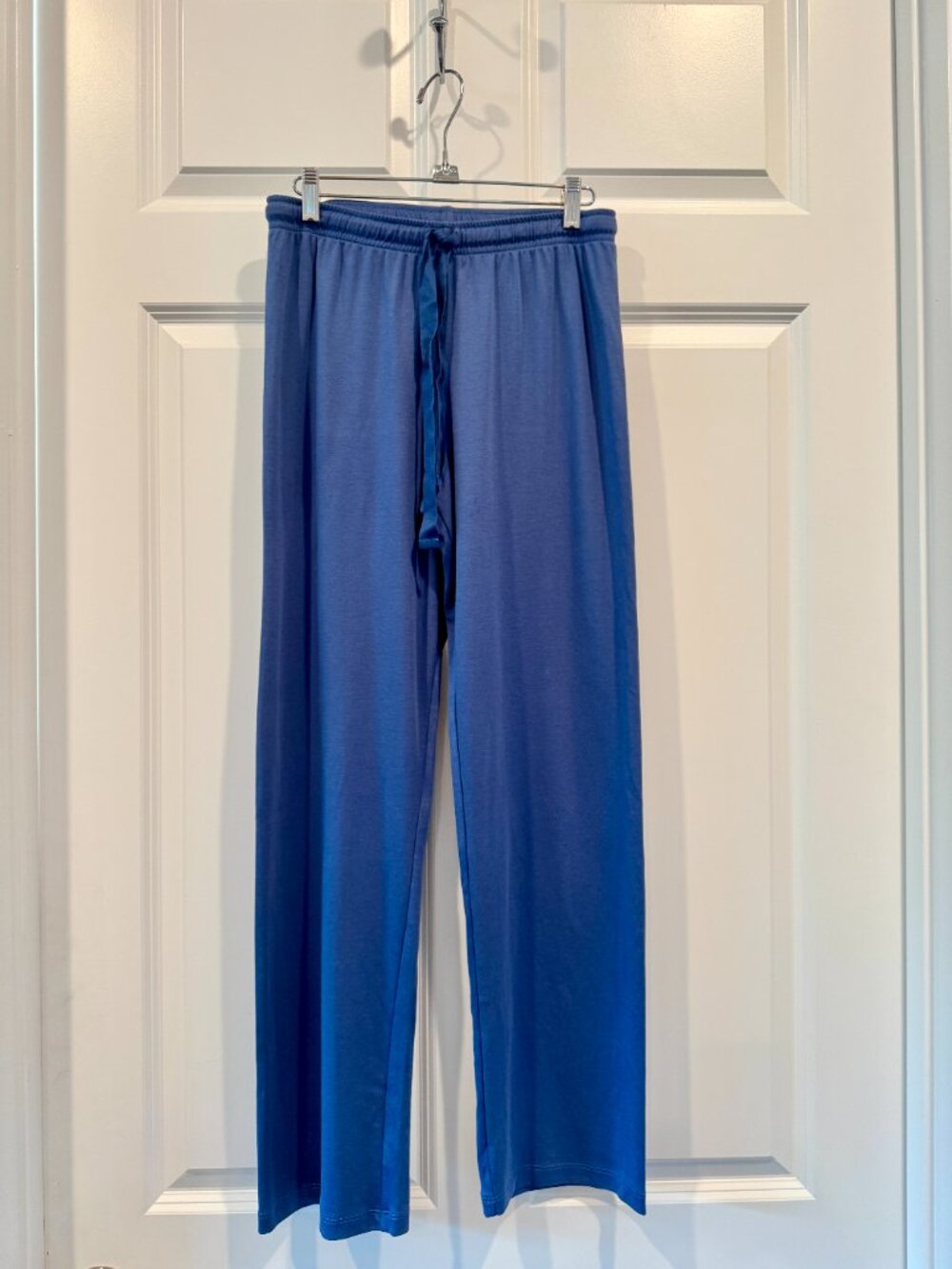 Cuddledown Peruvian Pima Cotton Pajama Lounge Pants - Blue - Small NWOT - Picture 4 of 6